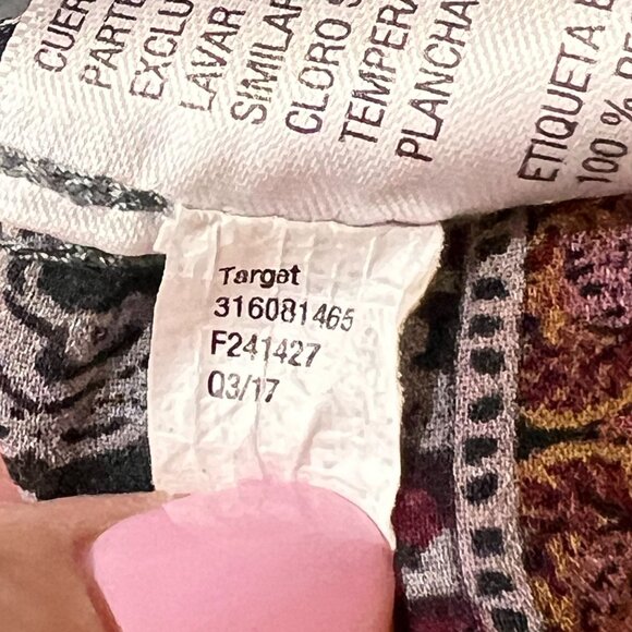 Knox Rose Boho Tunic Top Tassels Velvet Hem Bell Sleeves Gypsy Peasant Gray S - Picture 13 of 16